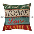 18"X 18"Home Decorative Custom Printed Cotton Linen Zipper Square Sofa Throw Pillow Covers